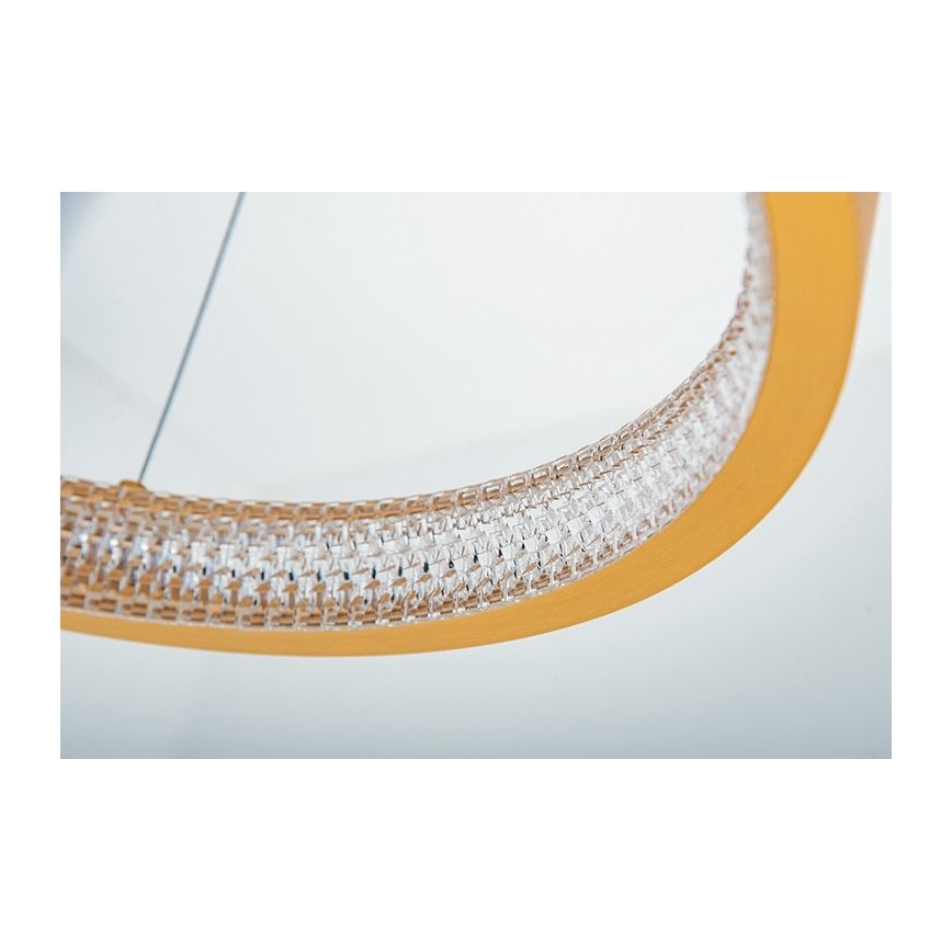 Zambelis 2006 - LED luster s prigušivanjem na užetu LED/36W/230V zlatna
