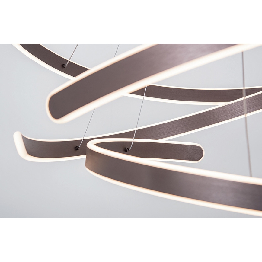 Zambelis 2015 - LED prigušivački luster na užetu LED/120W/230V smeđa