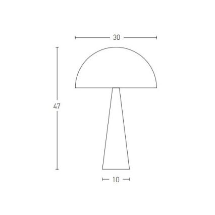 Zambelis 20211 - Stolna lampa 1xE27/25W/230V zlatna