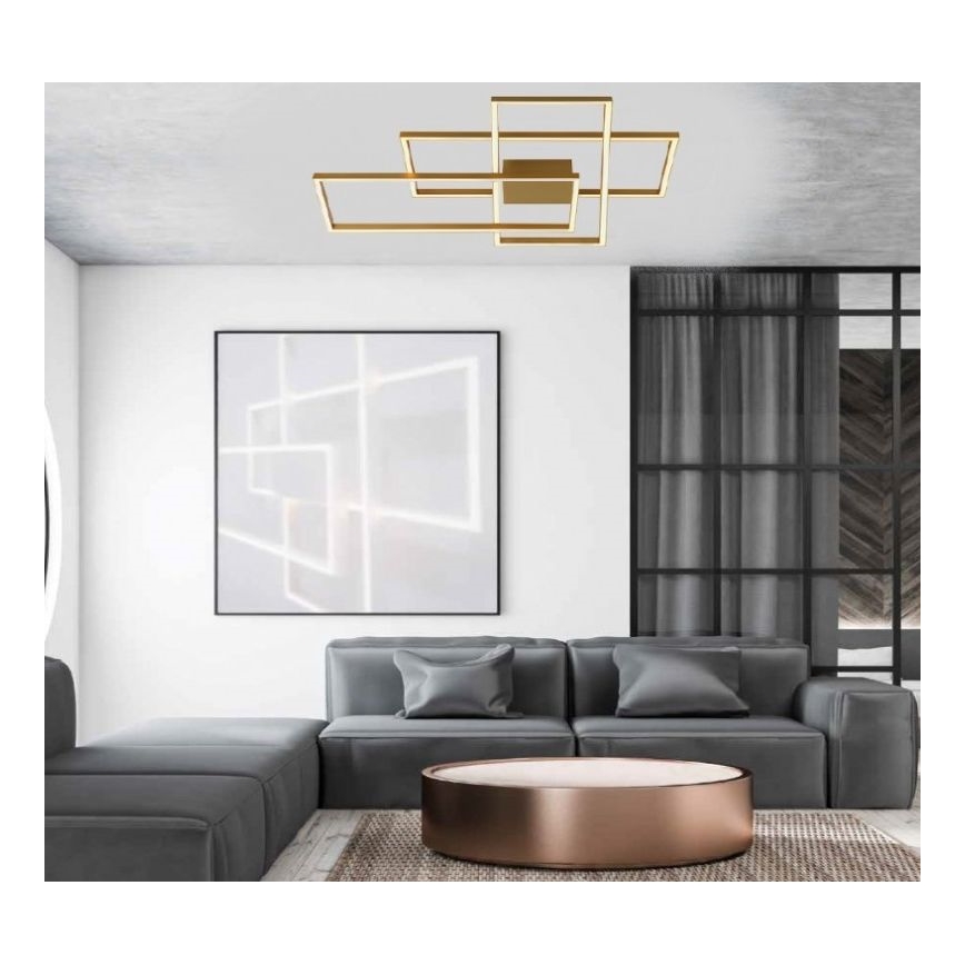 Zambelis 2022 - LED Prigušivi nadgradni luster LED/55W/230V zlatna