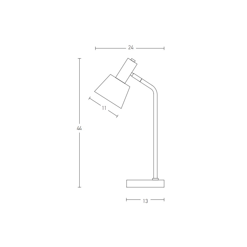 Zambelis 20221 - Stolna lampa 1xE14/25W/230V bijela