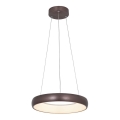 Zambelis 2047 - LED luster s prigušivanjem na užetu LED/30W/230V promjer 40 cm smeđa