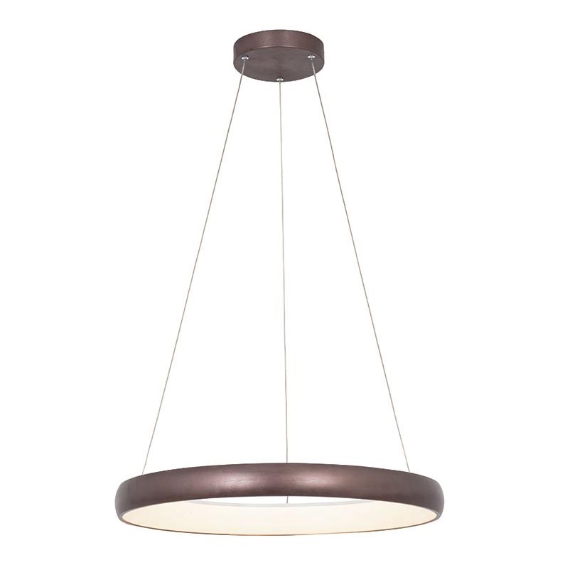 Zambelis 2055 - LED luster s prigušivanjem na užetu LED/50W/230V promjer 60 cm smeđa