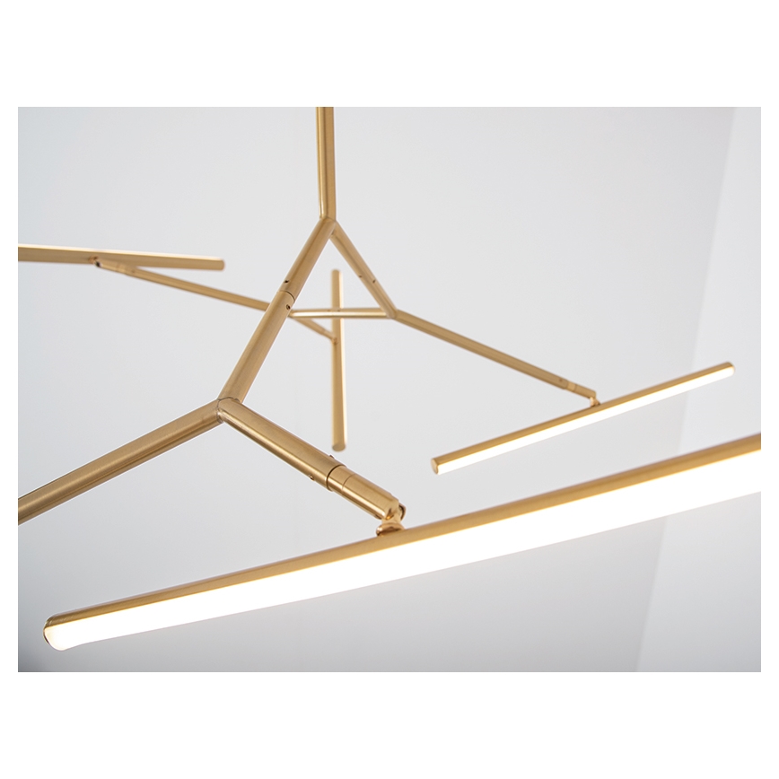 Zambelis 2071 - LED Prigušivi luster sa šipkom LED/49W/230V zlatna