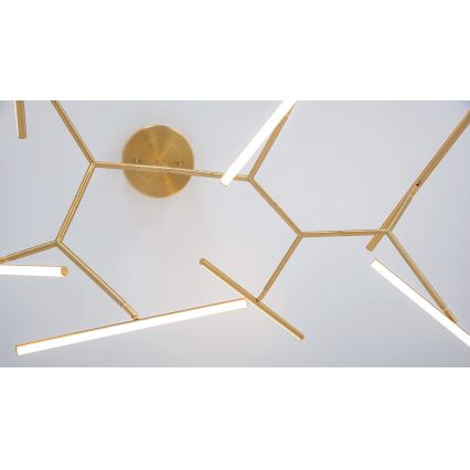 Zambelis 2073 - LED prigušivački luster na štapu LED/68W/230V zlatna