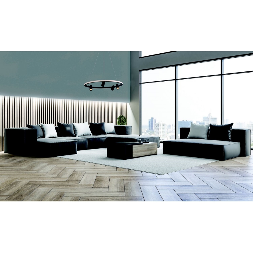 Zambelis 22012 - LED Prigušivi luster na sajli LED/47W/230V pr. 60 cm crna