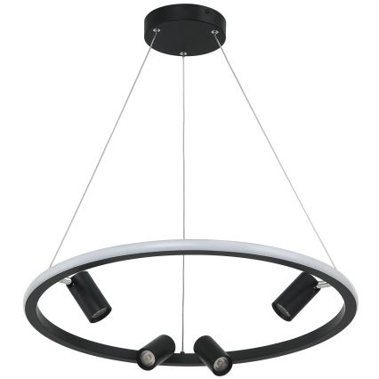 Zambelis 22012 - LED Prigušivi luster na sajli LED/47W/230V pr. 60 cm crna