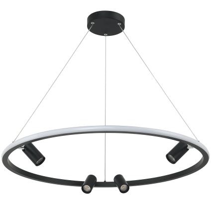 Zambelis 22013 - LED Prigušivi luster na sajli LED/59W/230V pr. 79 cm crna