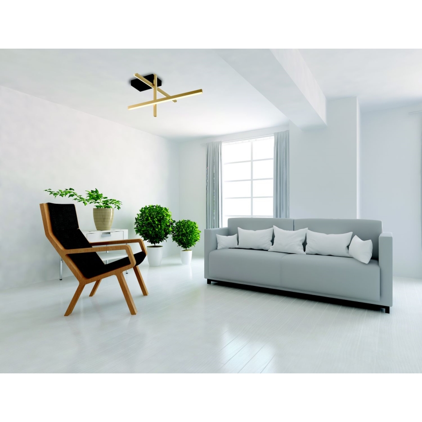 Zambelis 22024 - LED stropna lampa s mogućnošću prigušivanja LED/25W/230V zlatna