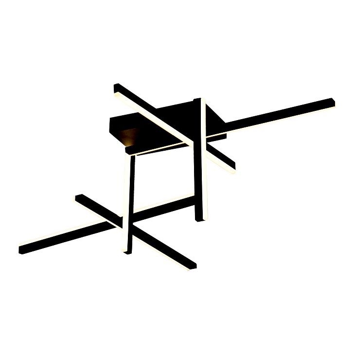 Zambelis 22027 - LED stropna lampa s mogućnošću prigušivanja LED/46W/230V crna