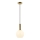 Zambelis 22071 - Luster na sajli 1xE27/40W/230V pr. 20 cm zlatna