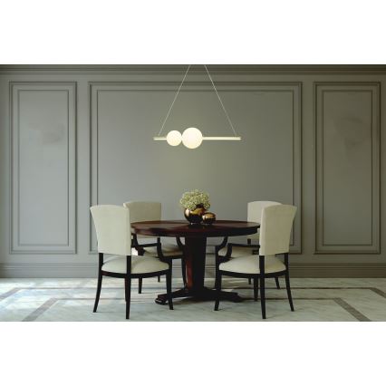 Zambelis 22108 - LED luster s prigušivanjem na užetu LED/11W/230V zlatna