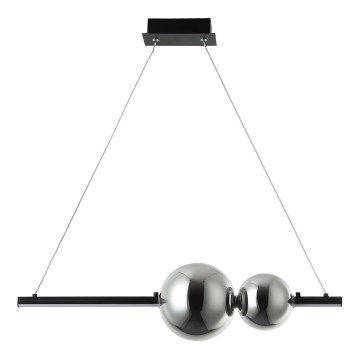 Zambelis 22109 - LED prigušivač luster na užetu LED/11W/230V crna