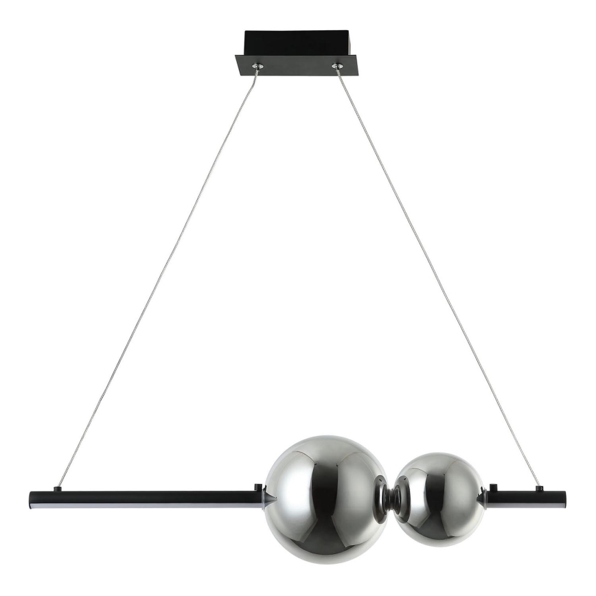 Zambelis 22109 - LED prigušivač luster na užetu LED/11W/230V crna