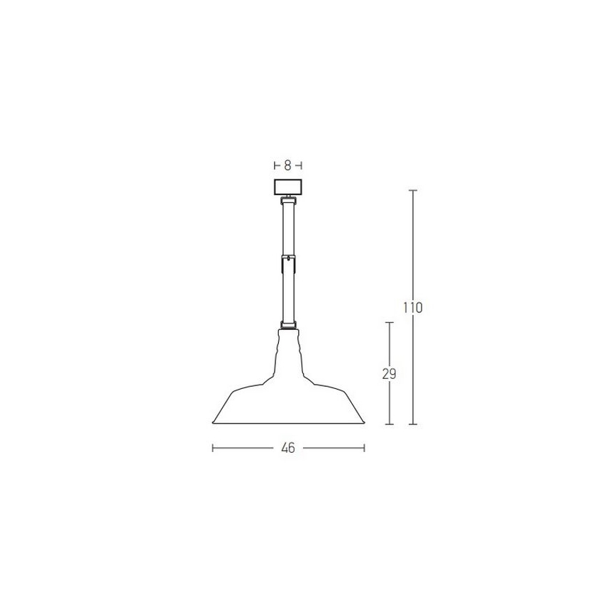 Zambelis 22225 - Luster na sajli 1xE27/40W/230V