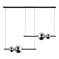 Zambelis 22234 - LED prigušivač lustera na užetu LED/22W/230V crna