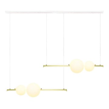 Zambelis 22235 - LED luster s prigušivanjem na užetu LED/22W/230V zlatna