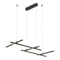 Zambelis 22244 - LED luster s prigušivanjem na užetu LED/50W/230V crna