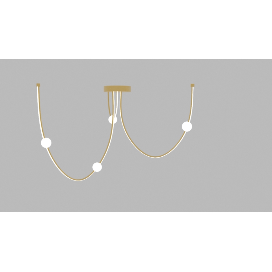 Zambelis 22248 - LED Prigušivi luster na sajli LED/42W/230V zlatna
