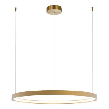 Zambelis 23032 - LED luster s prigušivanjem na užetu LED/28W/230V 3000K promjer 60 cm zlatna