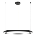 Zambelis 23035 - LED prigušivački luster na užetu LED/45W/230V 3000K promjer 90 cm crna