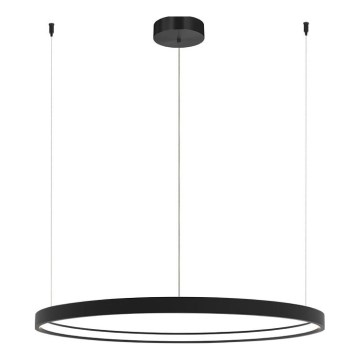 Zambelis 23035 - LED prigušivački luster na užetu LED/45W/230V 3000K promjer 90 cm crna