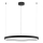Zambelis 23035 - LED Prigušivi luster na sajli LED/45W/230V 3000K pr. 90 cm crna
