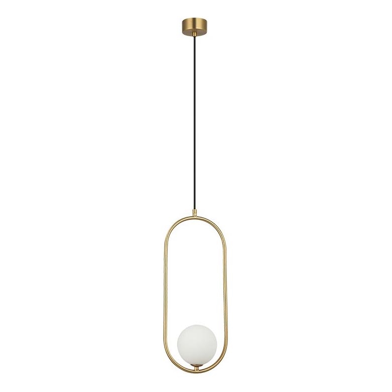 Zambelis 23135 - Luster na sajli 1xG9/7W/230V 12x20 cm zlatna