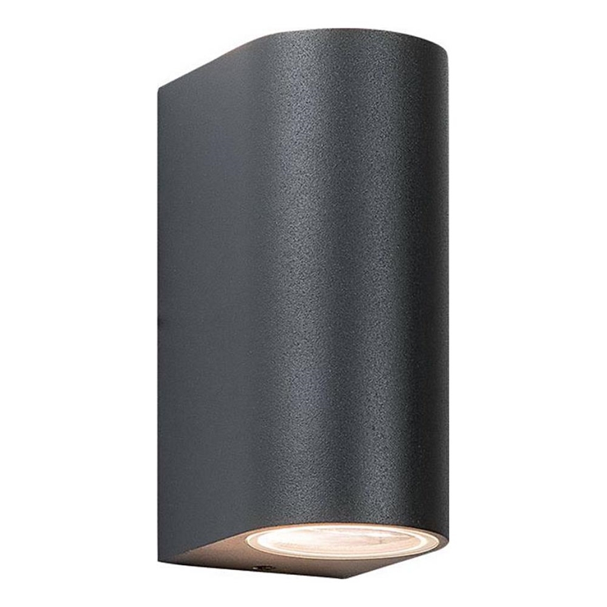 Zambelis E122 - Vanjska zidna svjetiljka 2xGU10/15W/230V IP54 antracit