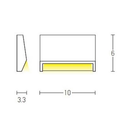 Zambelis E181 - LED Vanjska stubišna svjetiljka LED/1,5W/230V IP54 antracit