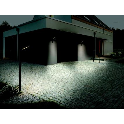 Zambelis E206 - LED Vanjska lampa LED/10W/230V IP54 antracit