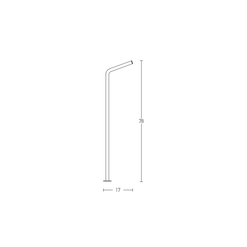 Zambelis E206 - LED Vanjska lampa LED/10W/230V IP54 antracit