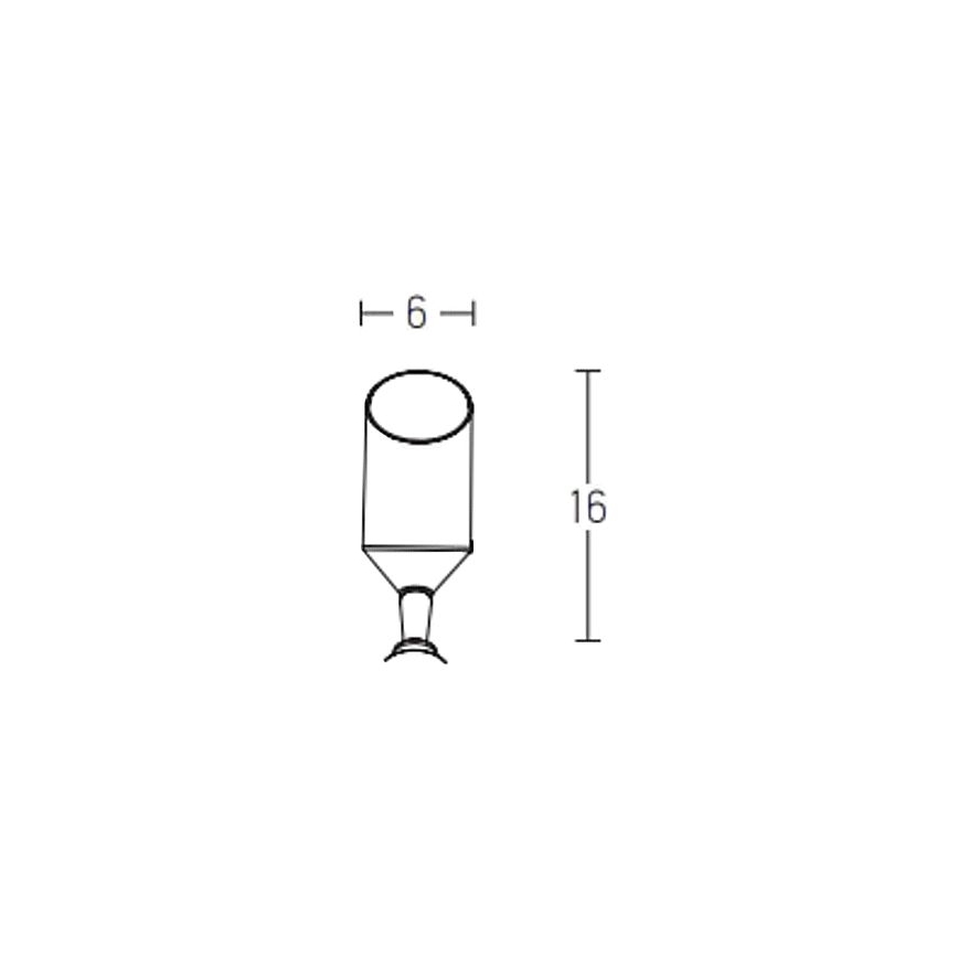 Zambelis E217 - Vanjska lampa 1xGU10/5W/230V IP65 crna