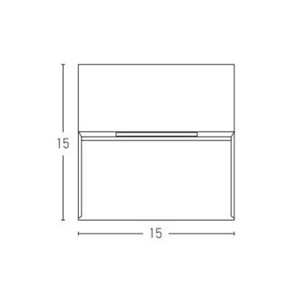 Zambelis E241-G - LED Vanjska stubišna svjetiljka LED/6W/230V IP65 antracit