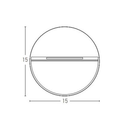 Zambelis E242-G - LED Vanjska stubišna svjetiljka LED/6W/230V IP65 antracit