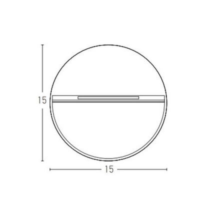 Zambelis E242-G - LED Vanjska stubišna svjetiljka LED/6W/230V IP65 antracit