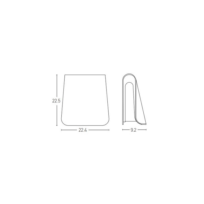 Zambelis E245 - LED vanjsko zidno svjetlo LED/6W/230V IP54 antracit