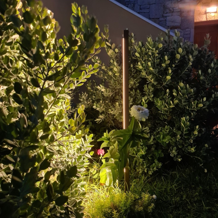 Zambelis E280 - LED Vanjska lampa LED/15W/230V IP65 smeđa