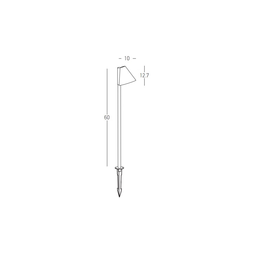 Zambelis E281 - Vanjska lampa 1xGU10/20W/230V IP65 antracit