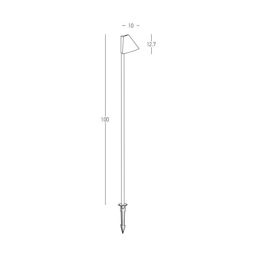 Zambelis E282 - Vanjska lampa 1xGU10/20W/230V IP65 antracit