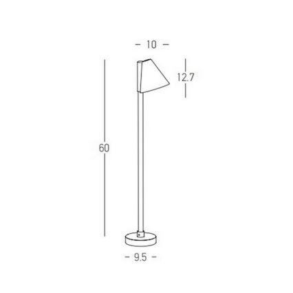 Zambelis E283 - LED Vanjska lampa LED/6W/230V IP65 antracit