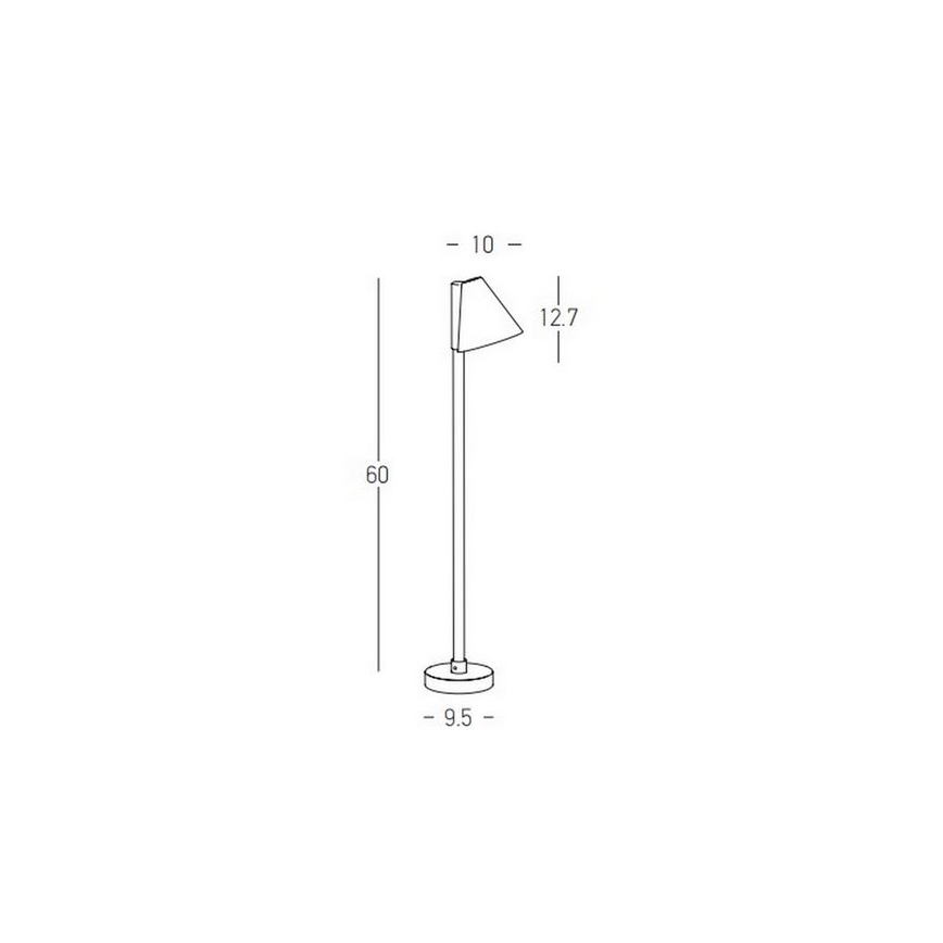 Zambelis E283 - LED Vanjska lampa LED/6W/230V IP65 antracit