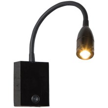 Zambelis H32 - LED Zidna lampa LED/3W/230V crna