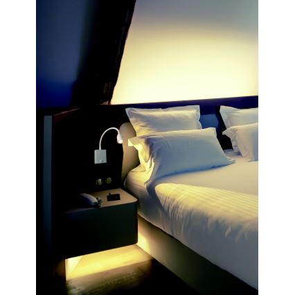 Zambelis H33 - LED Fleksibilna lampica LED/3W/230V bijela