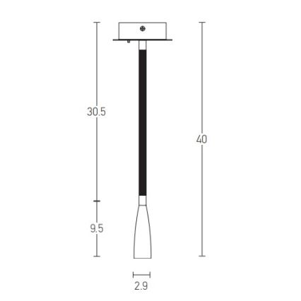 Zambelis H63 - LED Zidna svjetiljka LED/3W/230V mesing