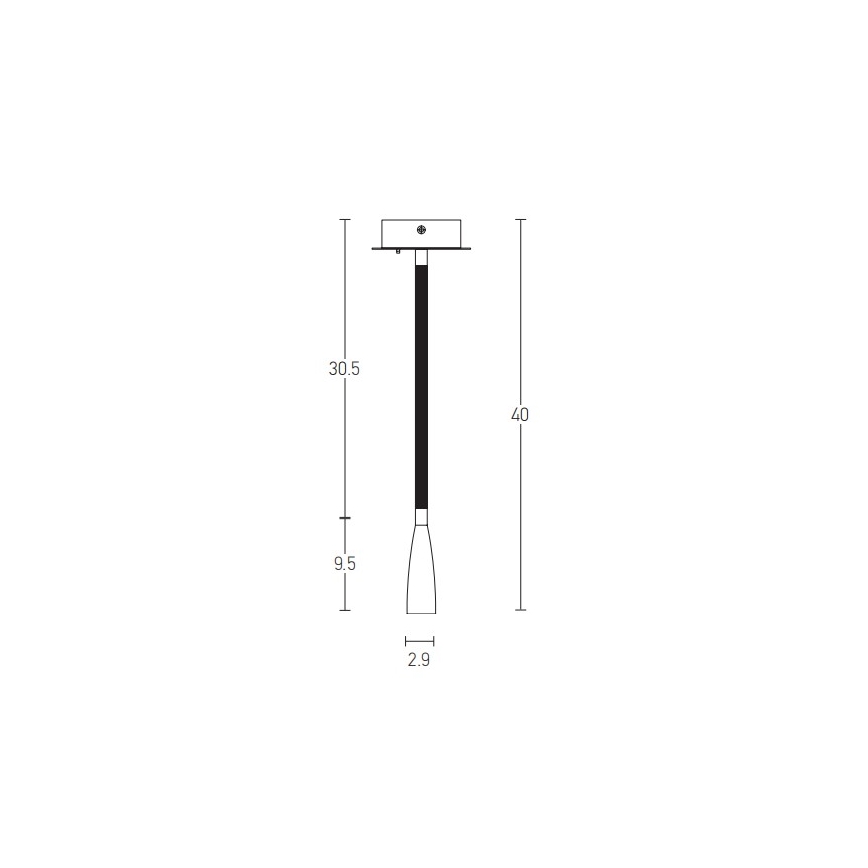 Zambelis H63 - LED Zidna svjetiljka LED/3W/230V mesing