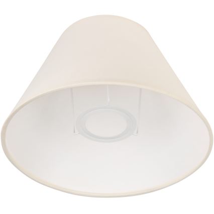 Zamjenski abažur za stolnu lampu JUTA E27, promjer 19 cm, krem