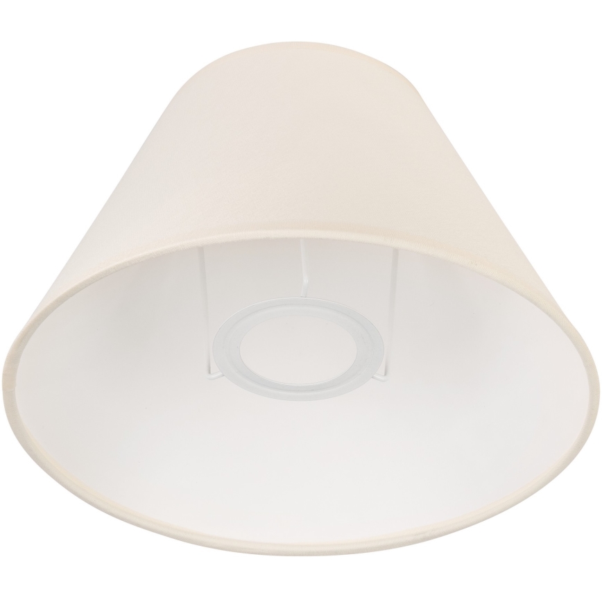 Zamjenski abažur za stolnu lampu JUTA E27, promjer 19 cm, krem