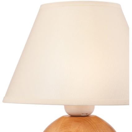 Zamjenski abažur za stolnu lampu JUTA E27, promjer 19 cm, krem