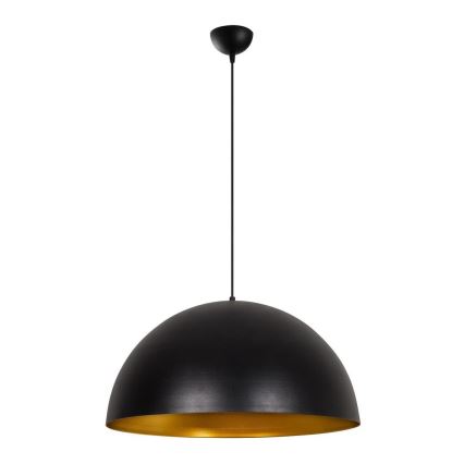 Zamjenski abažur za luster na sajli SIVANI, promjer 60 cm, crni/bakreni